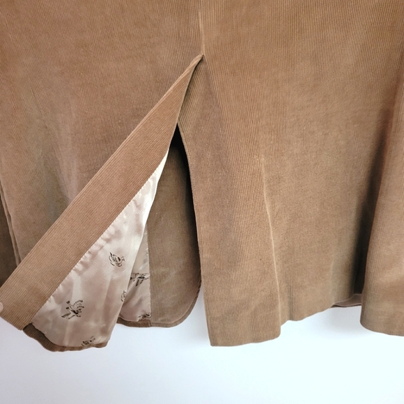 Carl Michaels Mens Tan Corduroy Fitted Blazer size R40 - Picture 5 of 16